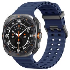 imoshion Ocean Silicone Band Samsung Galaxy Watch Ultra 2 (2026) / Ultra (2024/2025) - Midnight Blue