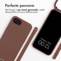 imoshion Siliconen hoesje met koord Apple iPhone 17e / 16e - Bruin