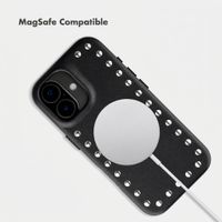 Selencia Studs Back Cover with MagSafe Apple iPhone 17 - Velvet Black