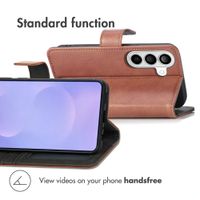 imoshion Luxury Bookcase Samsung Galaxy S26 - Brown