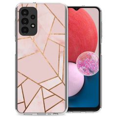 imoshion Design hoesje Samsung Galaxy A13 (4G) - Grafisch Koper / Roze