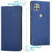 imoshion Slim Folio Bookcase Motorola Moto G 5G - Donkerblauw