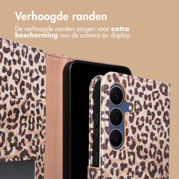 imoshion Design Bookcase Samsung Galaxy S25 FE - Leopard Mood