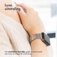 imoshion Milanees magnetisch bandje Apple Watch Series 1 t/m 10 / SE / Ultra (2) (44/45/46/49 mm) - Maat S - Zilver