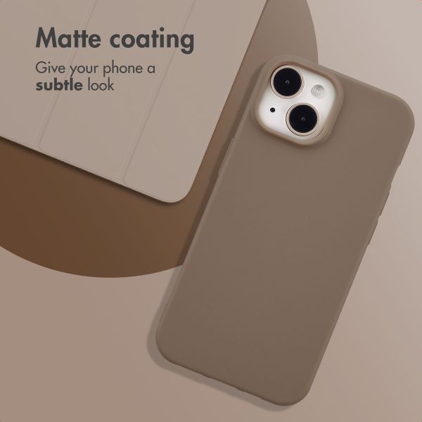 imoshion Color Backcover Apple iPhone 15 - Bruin