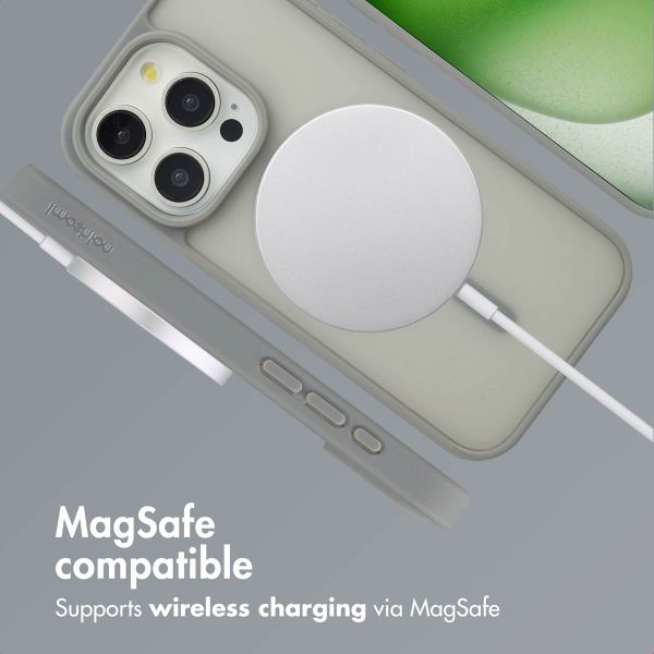 imoshion Colour Guard Back Cover with MagSafe Apple iPhone 15 Pro - Grey