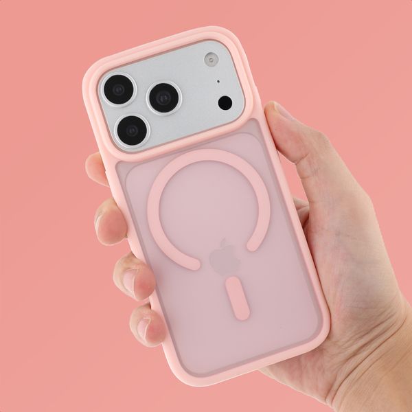 imoshion Color Guard Backcover met MagSafe Apple iPhone 17 Pro - Lichtroze