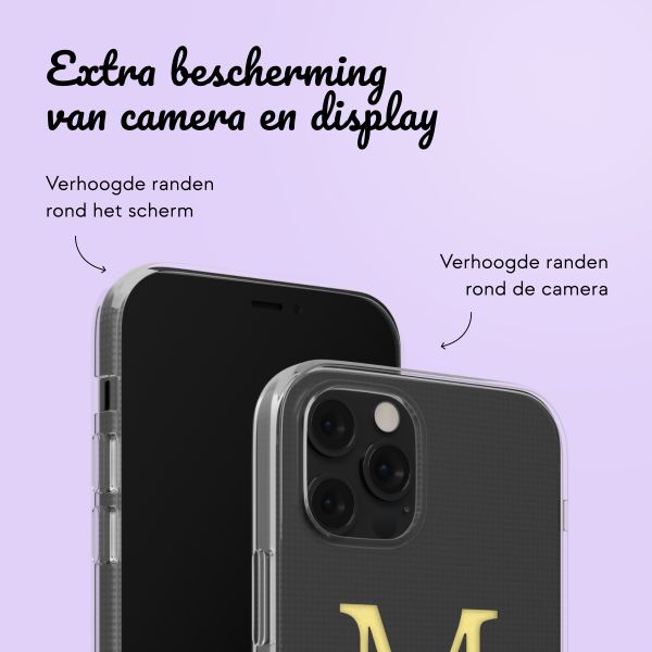 Hoesje met eigen foto en/of tekst Apple iPhone 12 (Pro) - Letter