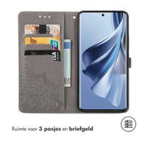 imoshion Mandala Bookcase Oppo Reno 10 / 10 Pro - Grijs