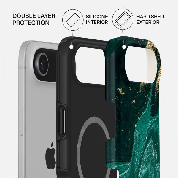 Burga Tough Backcover MagSafe Apple iPhone Air - Emerald Pool