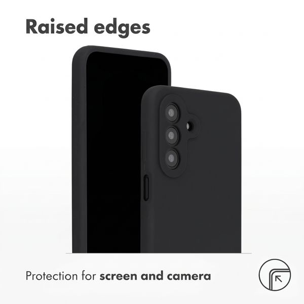 Accezz Liquid Silicone Back Cover Samsung Galaxy A27 (5G) - Black