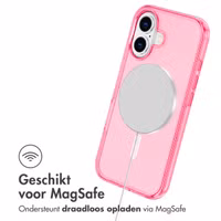 imoshion Sparkle Backcover met MagSafe Apple iPhone 16 - Glitter Roze