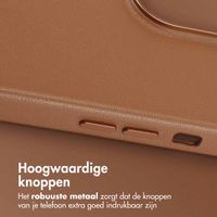 Accezz MagSafe Leather Backcover Apple iPhone 14 Pro Max - Sienna Brown