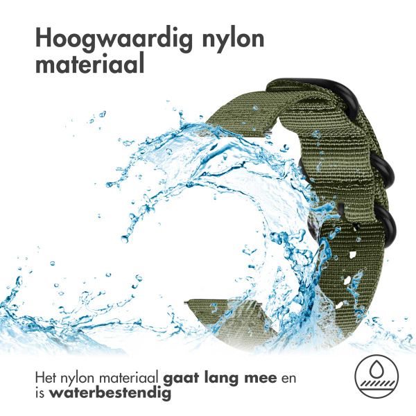 imoshion Nylon bandje - Universeel 22 mm aansluiting - Groen