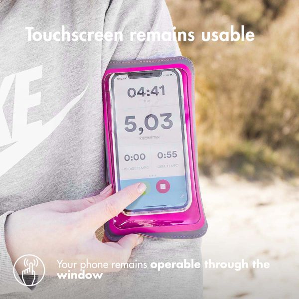 imoshion Premium Fit - Telefoonhouder hardlopen - Size L - Paars