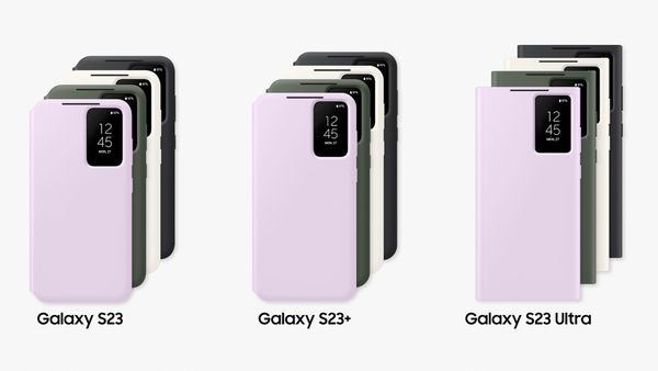 Samsung Originele S View Cover Samsung Galaxy S23 Plus - Zwart