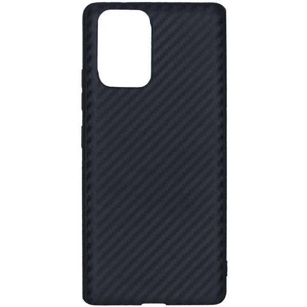 Carbon Softcase Backcover Samsung Galaxy S10 Lite - Zwart