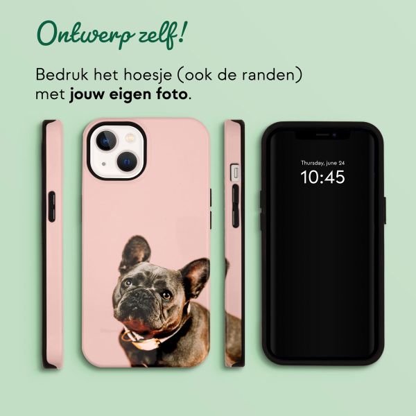 Ontwerp je eigen tough case Apple iPhone 13 - Wit