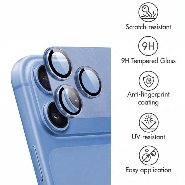 imoshion Camera Protector Glass 2-pack Apple iPhone 18 Pro Max / 17 Pro Max - Light Blue