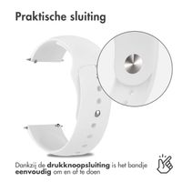 imoshion Siliconen Sport bandje  - Universeel 22 mm aansluiting - Wit