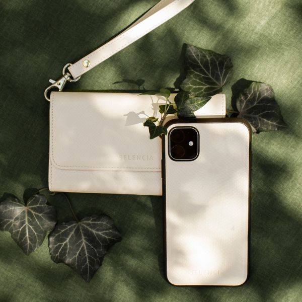 Selencia Uitneembare Slang Clutch Samsung Galaxy S10 - Wit