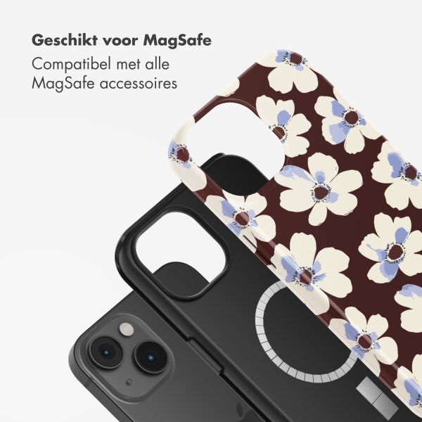 Selencia Vivid Backcover met MagSafe Apple iPhone 14 - Choco Flower Pop