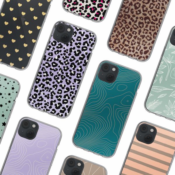 imoshion Design hoesje iPhone 14 - Leopard Lilac