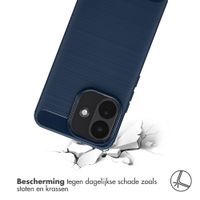 imoshion Brushed Backcover Xiaomi Redmi Note 17 Pro - Donkerblauw