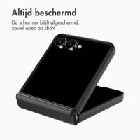Accezz Color Backcover met MagSafe en Ringstand Samsung Galaxy Z Flip 8 - Zwart