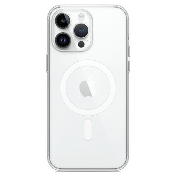 Apple Clearcase voor de Apple iPhone 14 Pro Max + Apple MagSafe Draadloze Oplader 25W - 1 meter