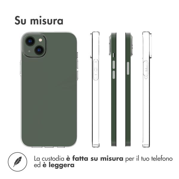 Accezz Clear Backcover Apple iPhone 14 Plus - Transparant