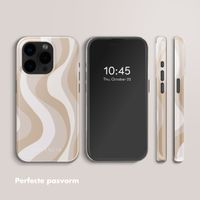 Selencia Vivid Tough Backcover met MagSafe Apple iPhone 15 Pro - Desert Waves Beige