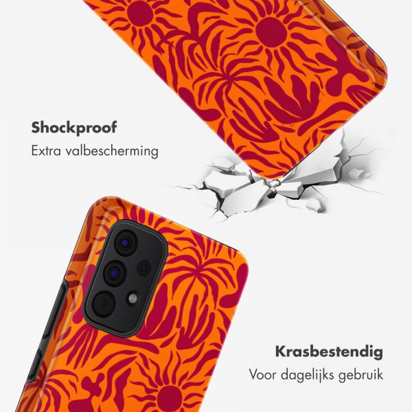 Selencia Vivid Backcover Samsung Galaxy A53 - Tropical Vibes Apricot