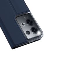 Dux Ducis Slim Softcase Bookcase Oppo Reno 8 Pro 5G - Donkerblauw