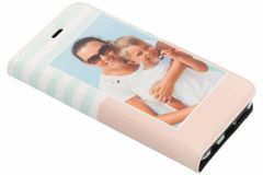 Ontwerp je eigen Compact gel bookcase hoes Huawei P20 Lite - Wit