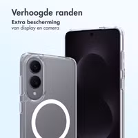 Accezz Xtreme Impact Backcover met MagSafe Samsung Galaxy S25 Edge - Transparant