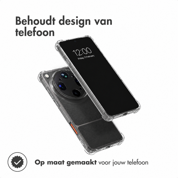 imoshion Shockproof Case Oppo Find X9 Ultra - Transparant