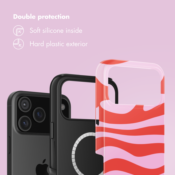 Selencia Vivid Back Cover with MagSafe Apple iPhone 17 Pro - Dream Swirl Pink