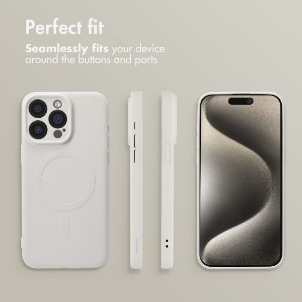 imoshion Colour Back Cover with MagSafe Apple iPhone 15 Pro Max - Beige