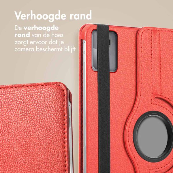 imoshion 360° draaibare Bookcase Lenovo Tab M11 - Rood