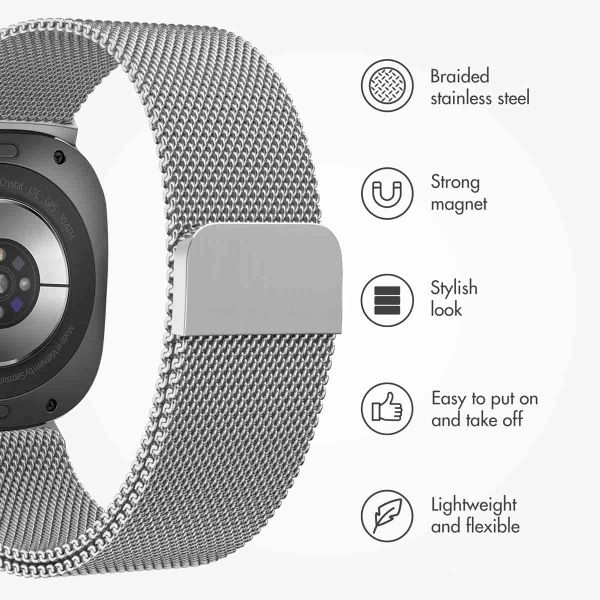imoshion Milanese magnetic band Samsung Galaxy Watch Ultra 2 (2026) / Ultra (2024/2025) - Silver