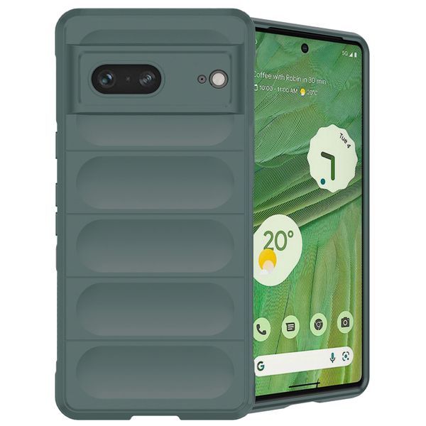 imoshion EasyGrip Backcover Google Pixel 7 - Donkergroen