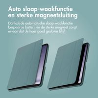 imoshion Origami Bookcase Samsung Galaxy Tab A9 Plus - Donkergroen