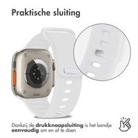 imoshion Siliconen bandje Apple Watch Series 1-10 / SE / Ultra (2) - 42/44/45/46/49 mm - Wit