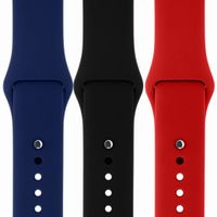 imoshion Siliconen bandje Multipack Apple Watch Series 1-9 / SE -38/40/41 mm