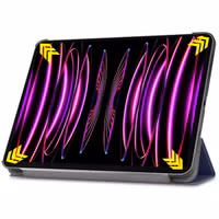 imoshion Trifold Bookcase Apple iPad Pro 12.9 (2018/2020/2021/2022) - Donkerblauw