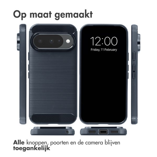 imoshion Brushed Backcover Google Pixel 11 - Donkerblauw