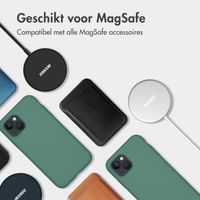 Accezz Liquid Silicone Backcover met MagSafe Apple iPhone 16 Pro Max - Donkergroen
