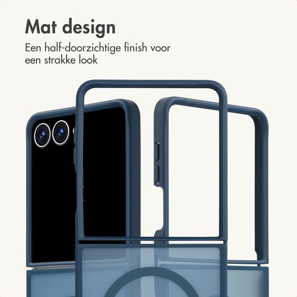 imoshion Color Guard Backcover met MagSafe Samsung Galaxy Z Flip 8 - Donkerblauw