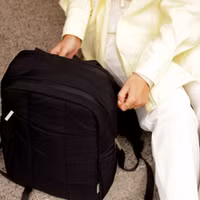 Selencia Vaya Puffy Laptop Rugzak 16 inch - Midnight Black